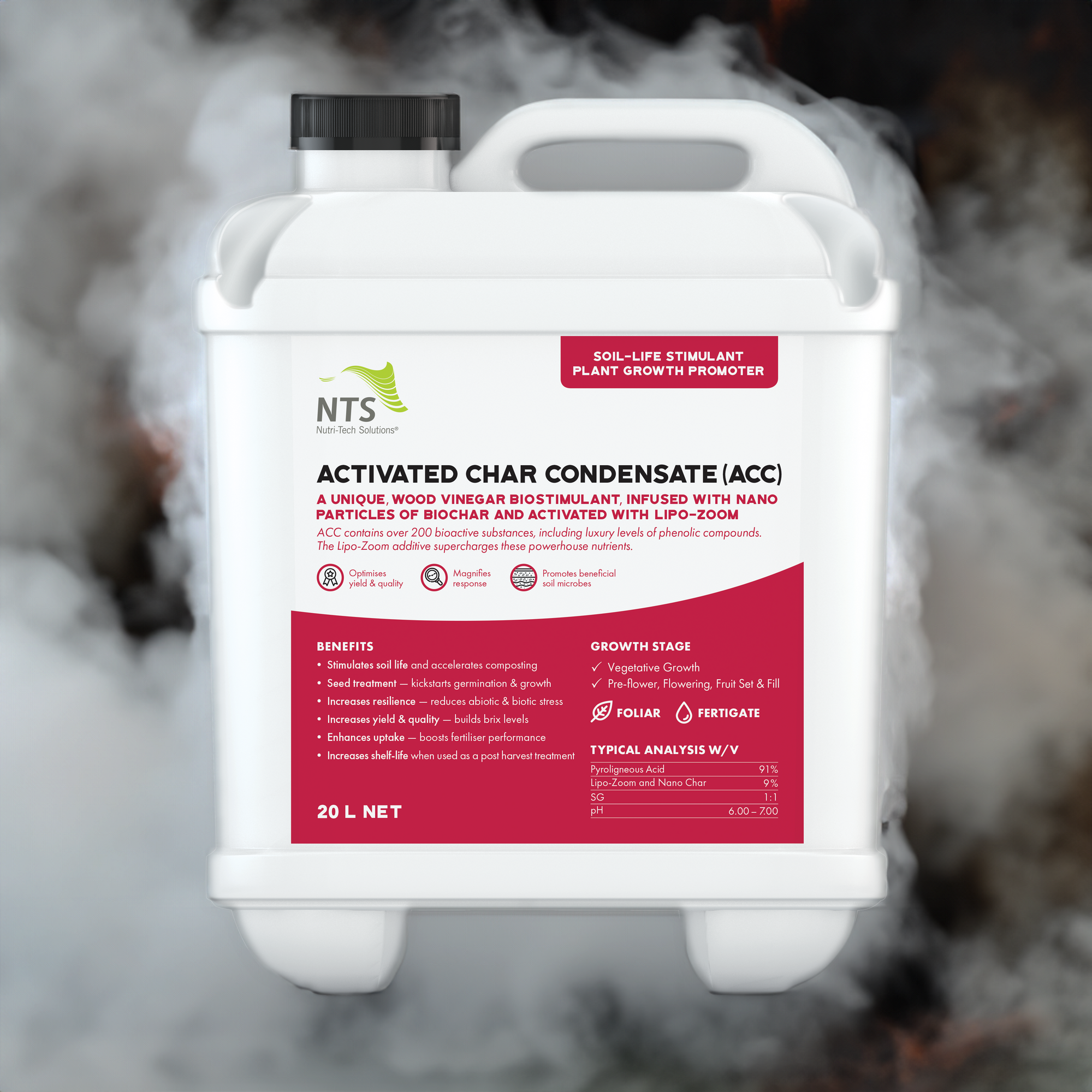 Activated Char Condensate (ACC)  -  The Wonders of Wood Vinegar