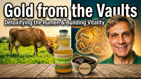 Gold from the Vaults - Jerry Brunetti - Soil & Livestock Health - Detoxifying the Rumen & Building Vitality - Ep 10 🐂